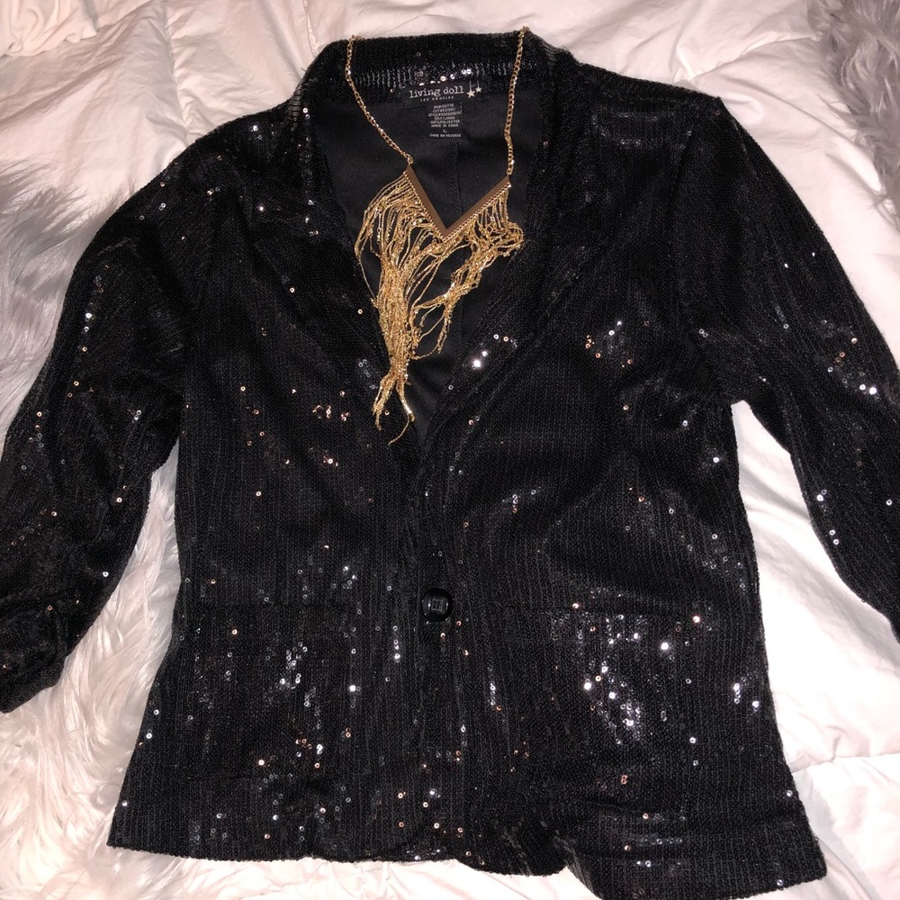 Sequin jacket